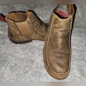 Twisted X slip-on leather chukka driving moccasin mens size 11